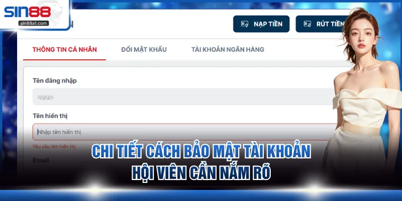 Chi tiết cách bảo mật tài khoản hội viên cần nắm rõ